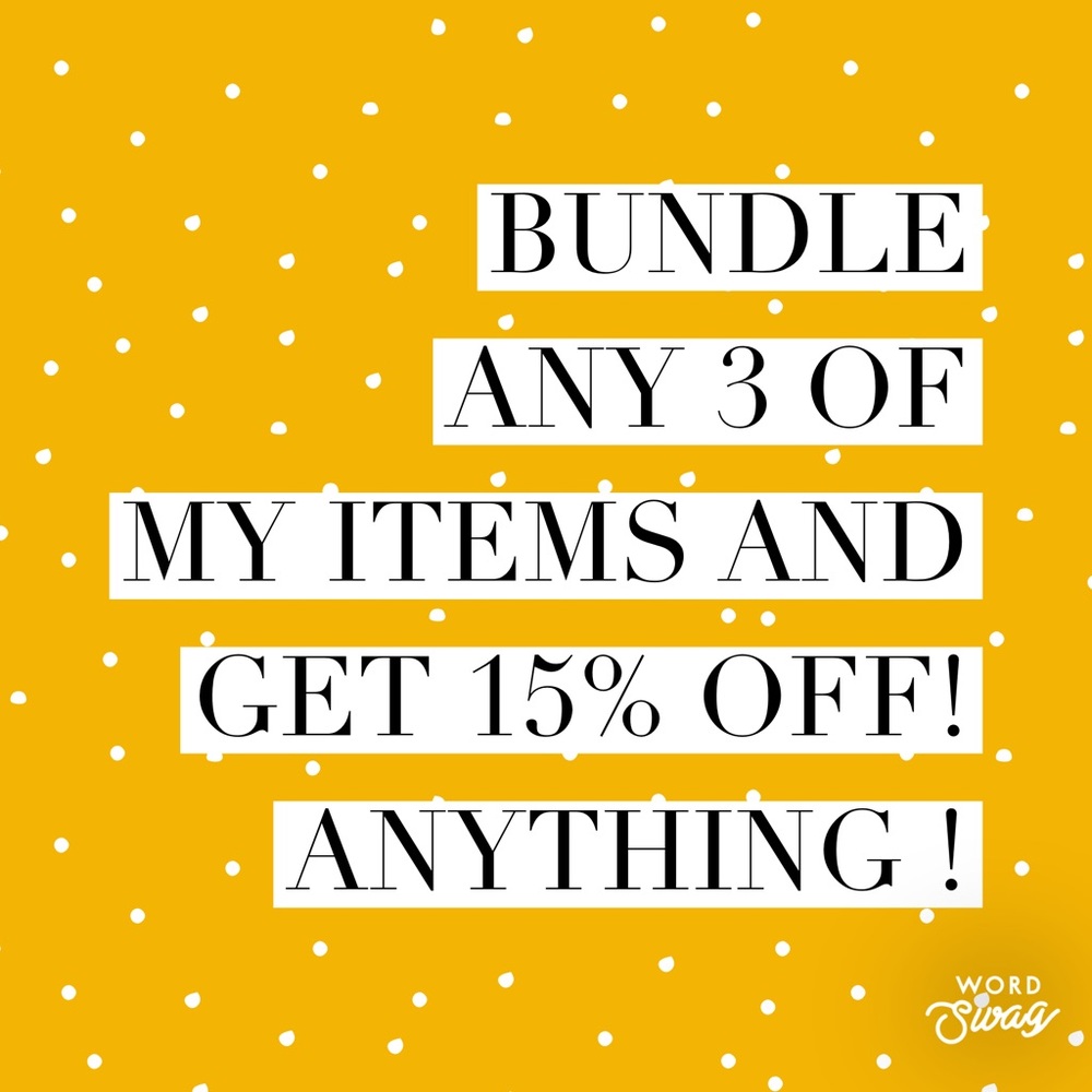 Bundle and get 15% off!